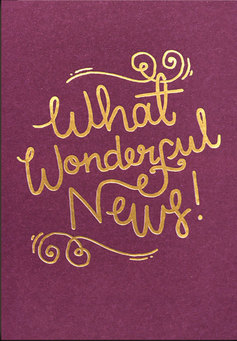 Wonderful news