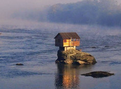 House on foundational rock